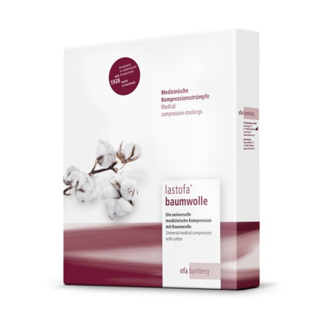 Lastofa Baumwolle Kompressionsstrumpfhose AT