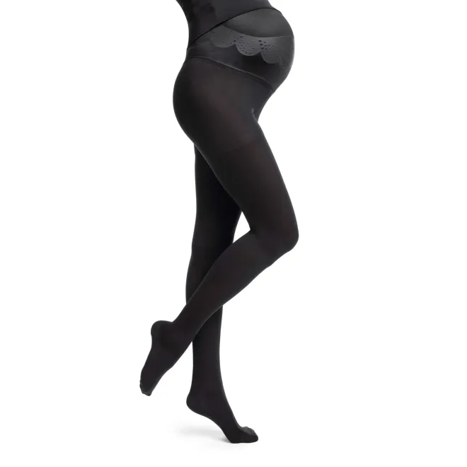 SIGVARIS Style SEMITRANSPARENT MATERNITY SUPPORT Kompressionsstrumpfhose AT