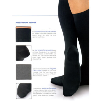 Jobst for Men Ambition Kniekompressionsstrümpfe AD